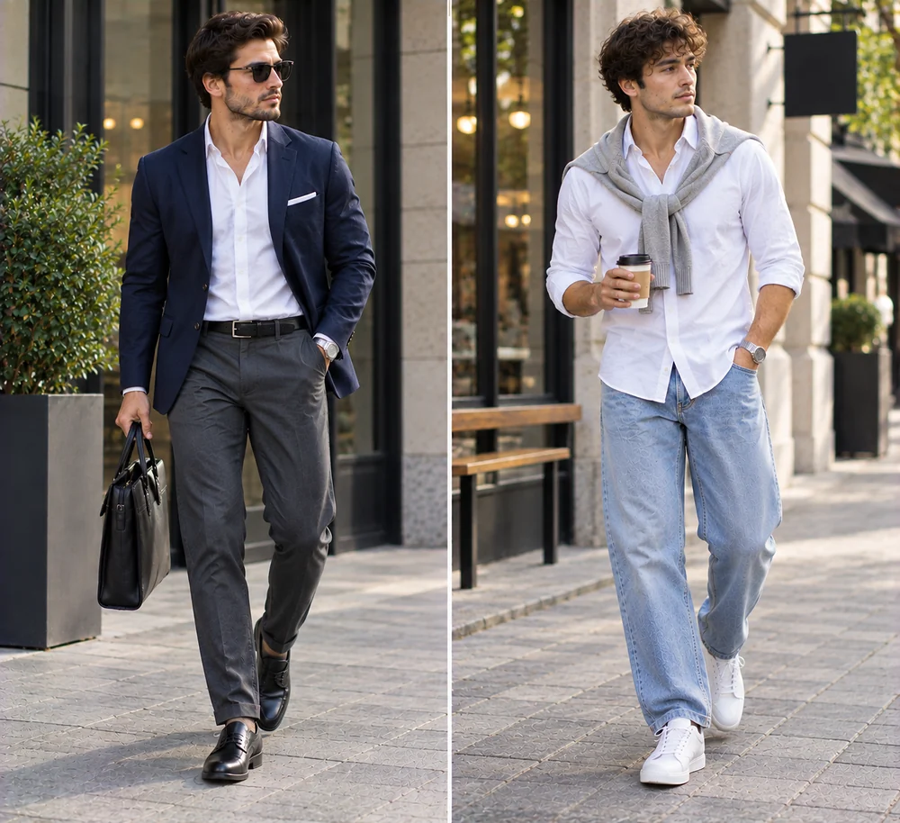 ways to style a white shirt men ways to style a white shirt men