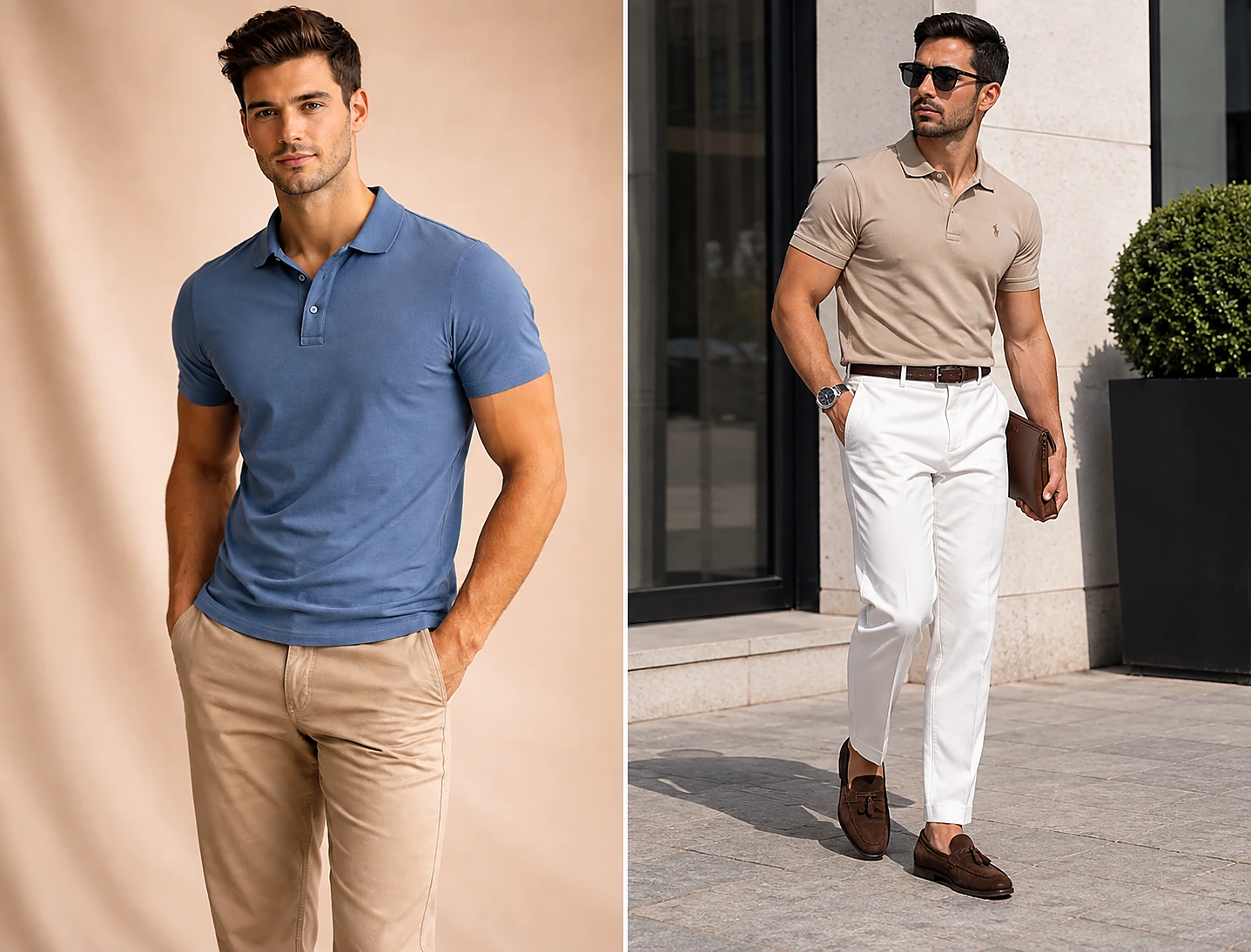 Men knit polo shirt for office wear outfits Men knit polo shirt for office wear outfits
