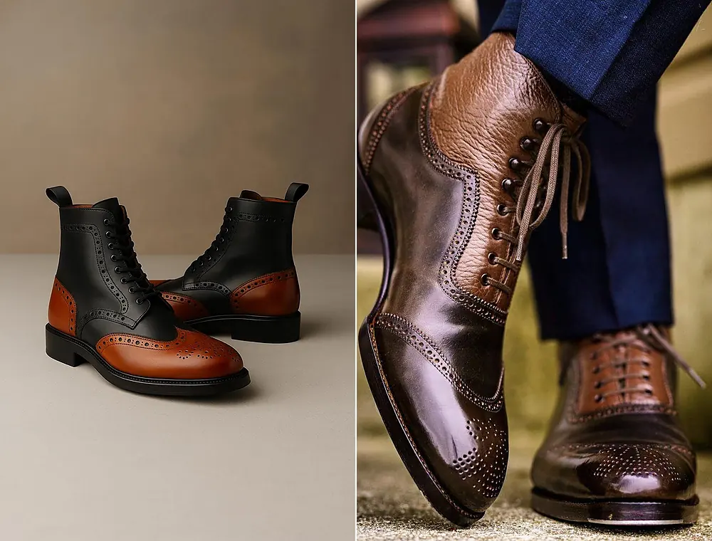 brogue boots men style brogue boots men style
