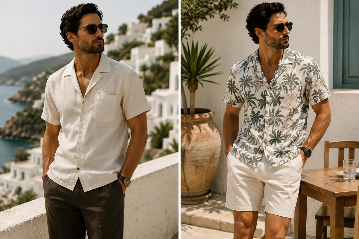mens summer camp collar shirt mens summer camp collar shirt