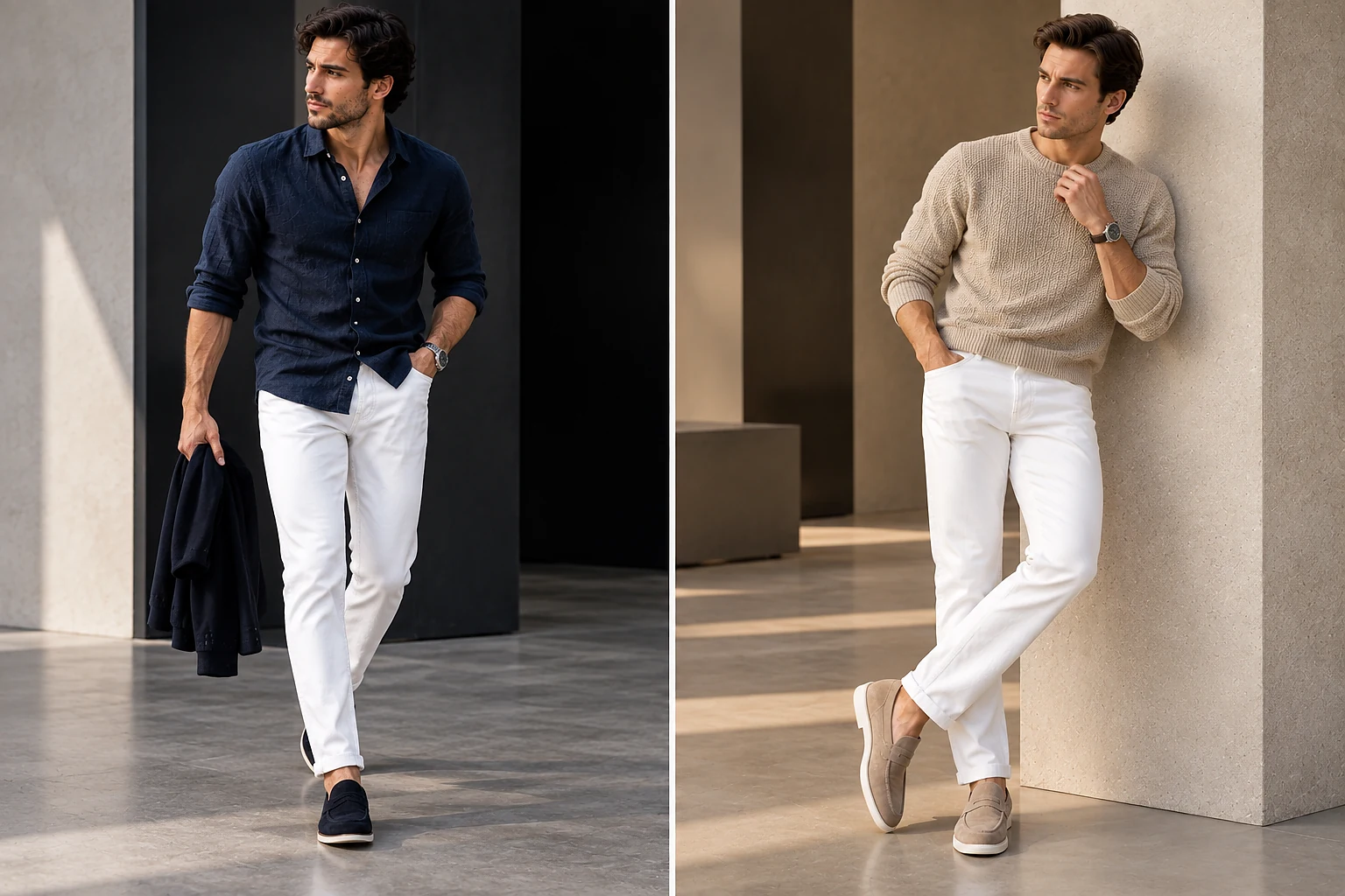 white jeans combination shirt for men white jeans combination shirt for men